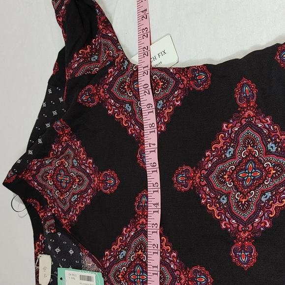 En Elly/Stitch Fix Abey Tie Waist Tunic Top - Picture 6 of 9